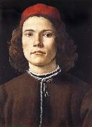 Sandro Botticelli Portrait of a young man oil painting on canvas